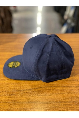 Hiphop Snapback Rapper Basket Lacivert Kanvas Cap Şapka