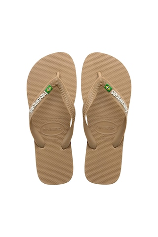 Havaianas Havaıanas Brasil Logo Rose Gold Terlik 4110850-3581 Latte