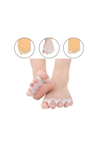 5 Parmak Ayıran Geçmelı Makara Beyaz Renk Beyaz