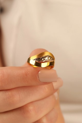 Kalemli Altın Yüzük Ky001 Gold