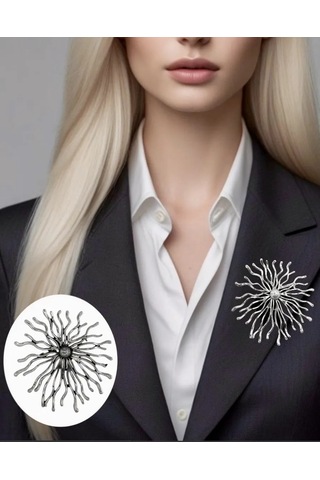 Especailly For You Hediye Broş "güneş" 196549656 Gri