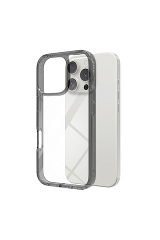 Apple Uyumlu iPhone Buff 16 Pro Air Hybrid Şeffaf Kılıf Smoke Black