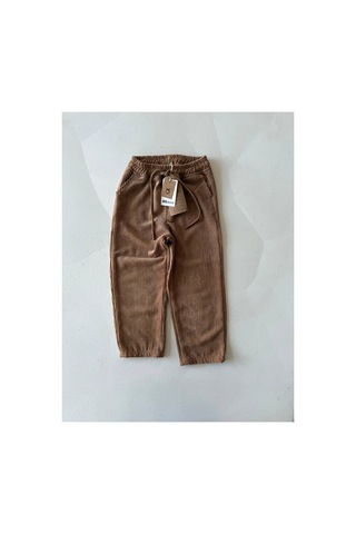 Poala Kids Taba Kadife Pantolon