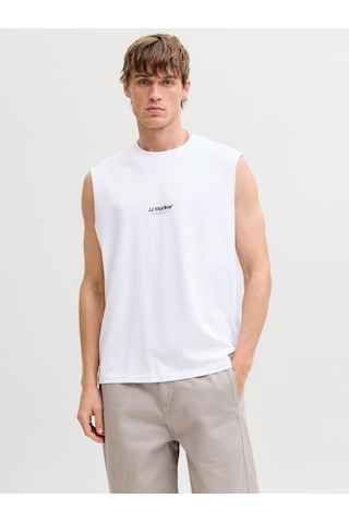 Jack & Jones Soho Erkek Beyaz Atlet 12288001-w