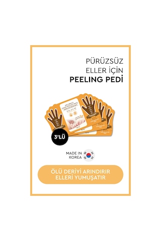 Mjcare Hand Peeling - Soyulan El Peeling Maskesi 3'lü