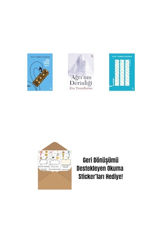 Dilsiz Kuğular Zamanı Devir + 'ağrı'nın Derinliği + Kıyı Kitabı + Okuma Sticker'ları