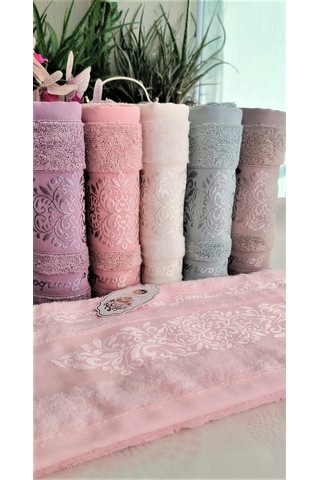 ANNEM MİSS BAMBOO 50X90CM. ÇEYİZLİK  EL&YÜZ 6'LI LÜKS HAVLU SETİ