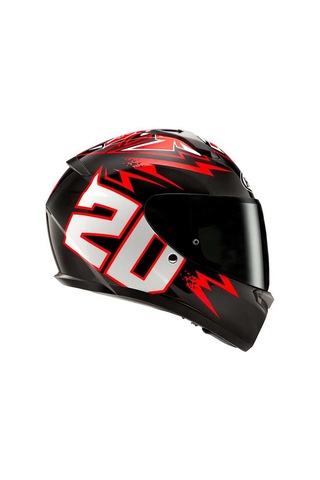 Hjc C10 Diablo Mask Mc1 Kapalı Kask Kırmızı - Siyah