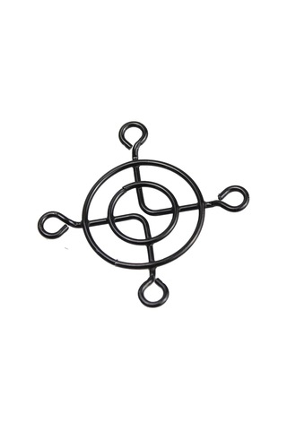 20pieces Çok Siyah Metal Çelik 40mm 4cm Fan Koruyucusu Parmak Koruma Izgara Ağ