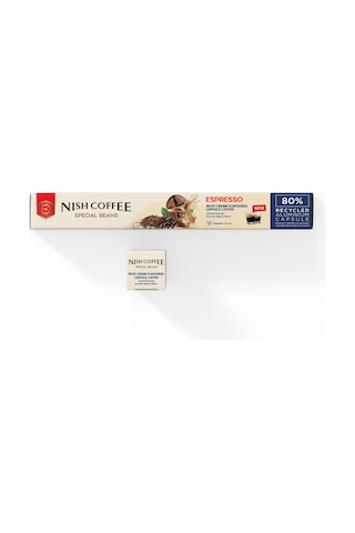 Nish Coffee Irish Krema Aromalı Kapsül Kahve - 10 Adet Kapsül Kahve