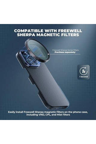Freewell Pro Filmmaker Apple Uyumlu iPhone Case Iphone 16 Pro - 17mm Mount