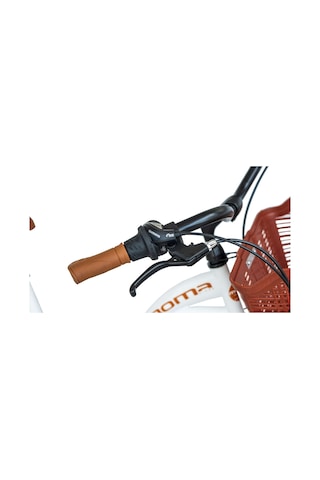 Geroni - Moma Urban - 28 City Bike - 21 Speed - V-brake - White-brown Beyaz
