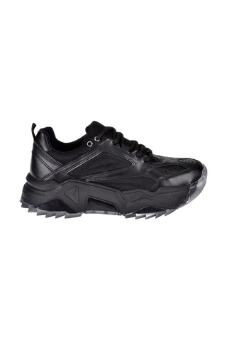 Pullman Kadın Spor Ayakkabı Sneaker Sms-65118 Siyah-siyah Siyah