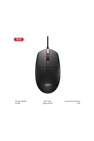Hassas Optik Sensörlü Sessiz Ve Ergonomik Kablolu Mouse 2000 Dpı Ayarlanabilir Kablosuz