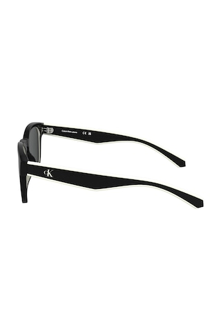 Calvin Klein Jeans CKJ 25300S 001 47 Çocuk Kare Siyah Kemik Güneş Gözlüğü