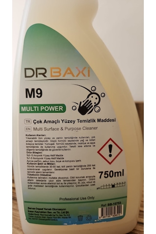 Dr. Baxi Çok Amaçlı Yüzey Temizlik Maddesi 750 ML