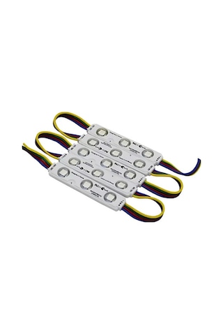 3 Lü Rgb Lensli Modül Led Samsung 12 Volt 0.72 Watt 10 Adet