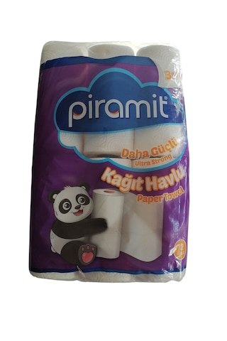 Piramit 3 Katlı 12'li Kağıt Havlu