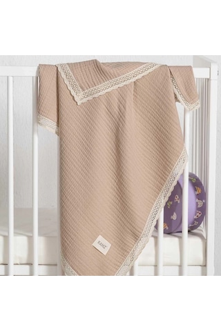 Kanz 4 Kat Kopanaki Müslin Pike Knz-017 Bej Bej