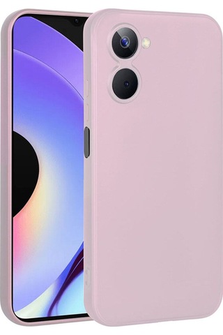 Realme 10 4g Kılıf Zore Premier Silikon Kapak Rose Gold