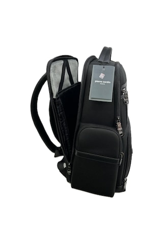 Pierre Cardin 01pc00301 Deluxe Laptop Sırt Çantası Siyah Siyah