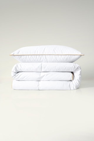 Varol Luxury %90 Gıdık Kaz Tüyü Yorgan Tek Kişilik 155x215 Cm Beyaz