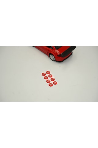 Volkswagen R Line Logo Jant Torpido Direksiyon 9mm Damla Sticker