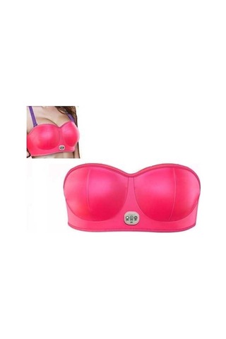 Dm Ayarlanabilir Şarj Edilebilir Elektrikli Göğüs Masaj Aleti Pembe Plug-in