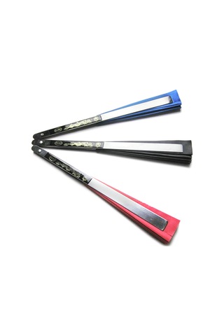 Yaleker Stainless Steel Çerçeveli Nylon Kumaşlı Katlanabilir 35cm Tai Chi Spor Dans Gösteri Fani - Kırmızı Diğer