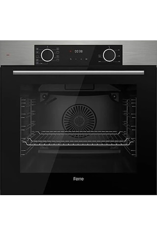 Fryart Airfryer Hava Fritözü Yağsız Kızartma XE63MI - SC405 - D100 3lü Cam Siyah Ankastre Set
