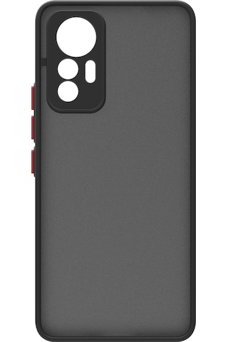 Xiaomi Mi 12 Lite Kılıf Zore Hux Düğme ve Kapak Zıt Renk Kılıf