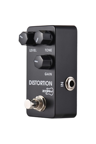 Ruicoo Zory Gitar Distorsiyon Pedalı - Gerçek Bypass, 6.35mm Giriş/çıkış, Alüminyum Kasa, Z-08 Modeli