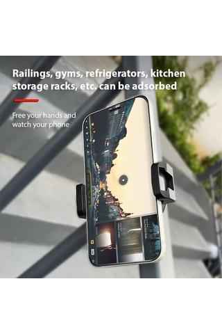 Neevoyu Siyah Abs Manyetik Telefon Tutucu, 60-90mm Uyumlu, 2 Soğuk Ayaklı Bağlantı, Lastik Paspaslı, Araç Ve Metal Yüzeyler İçin