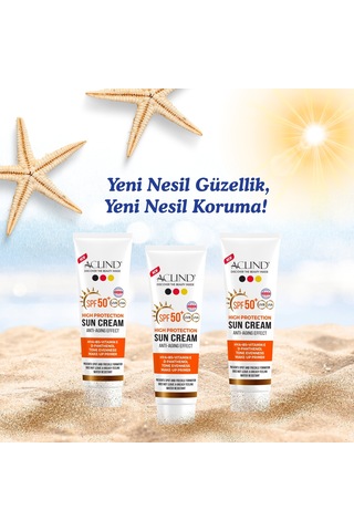 Aclind Leke Karşıtı Spf 50+ Güneş Kremi - Cilt Tonu Eşitleyici Ve Nemlendirici Etkili 50 Ml