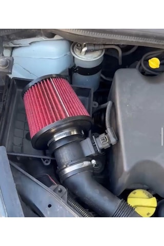 Opel Corsa 1.3 Cdti Yüksek Performans Açık Hava Filtresi 7.6cm Kırmızı
