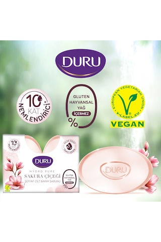 Duru Hydro Pure Sakura Çiçeği Şeffaf Bakım Sabunu 12 x 135 G
