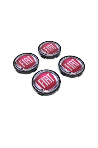 Fiat Damla Geçme Jant Göbeği Kırmızı 4 Lü 58- 55Mm Fiat Damla Geçme Jant Göbeği Kırmızı 4 Lü 58- 55Mm
