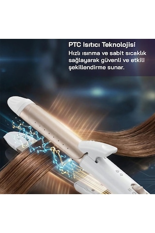 Sinbo Shd-1730 Saç Düzleştirici 2 Kademeli 180 Sıcaklık 360 Kablo 1.8mt Seramik Kaplama