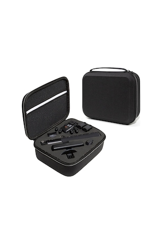 Butu Djı Osmo Action 3 / Action 4 İçin Taşınabilir Fermuar Kamera Koruma Kılıfı Eva Sert Kabuk Kolu Askı Kamera Aksesuarları Saklama Çantası - Siyah