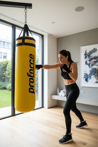 Proforce Boks Torbası 80 Cm 80x25 Sarı Siyah