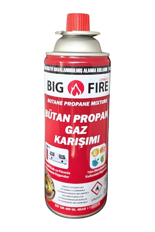 Big Fire Power 227gr. Valfli Gaz Kartuş Çok Renkli