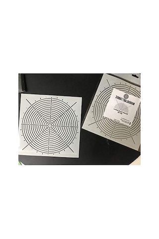 Teknik Şablon 20 Cm X 20 Cm Ölçülerinde 1