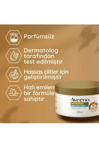 Aveeno Cilt Yenileyici ve Pürüzsüzleştirici Krem 300 ML