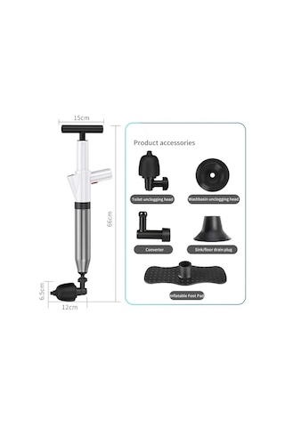 Cbtx Tuvalet Borusu Tarak Gemisi Tıkanmış Ev Yüksek Basınçlı Pnömatik Alet Yeşil