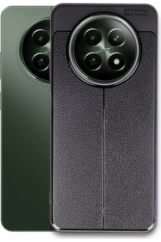 Newface - 94 - Realme 12 5g Kılıf Auto Focus Kapak - Csmo-tex - - Siyah Sıyah