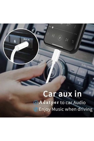 Aux Lightning Kulaklık Çevirici 3.5 MM Jack
