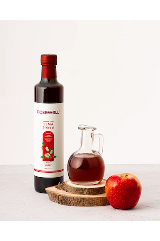 Dosewell Katkısız Elma Ve Alıç Sirkesi Paketi Doğal Fermantasyon 2x500 Ml