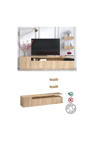 Decormet Alika Tv Ünitesi Safir Meşe -dec-20071 Diğer