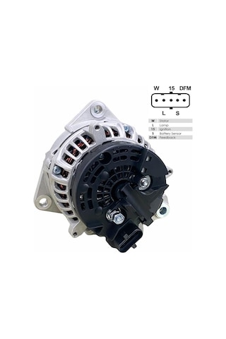 24v Alternatör Dinamo 100 A 5 Fiş Soketli W-l-15-s-dfm Mercedes Axor/varıo/actros 2003