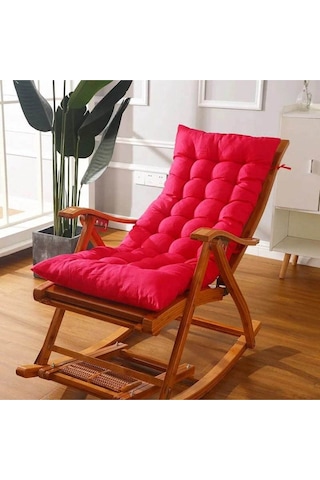 50x120 Cm Pofuduk Sandalye Minderi Sadece Minder Kırmızı 50x120 Cm Pofuduk Sandalye Minderi Sadece Minder Kırmızı